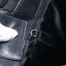 PRADA Hand Bag Leather Black Silver Auth ka1162-25