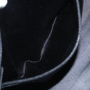 PRADA Hand Bag Leather Black Silver Auth ka1162-26