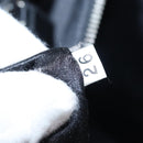 PRADA Hand Bag Leather Black Silver Auth ka1162-12