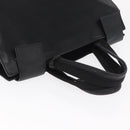 PRADA Hand Bag Leather Black Silver Auth ka1162-6