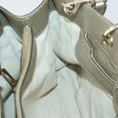 GUCCI Bamboo Hand Bag Leather 2way Beige Gold 323660 Auth ka1163-19
