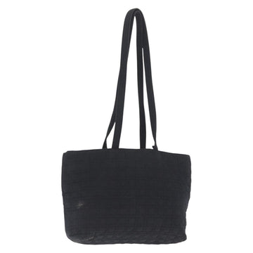 Christian Dior Shoulder Bag Nylon Black Gold Auth ka1164