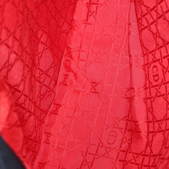 Christian Dior Shoulder Bag Nylon Black Gold Auth ka1164