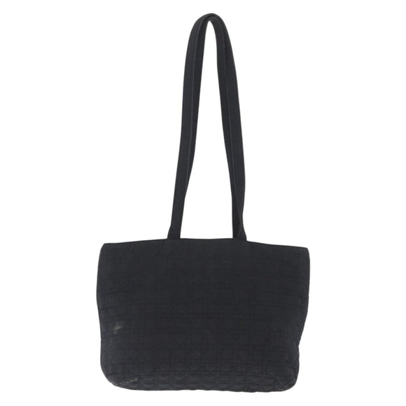 Christian Dior Shoulder Bag Nylon Black Gold Auth ka1164