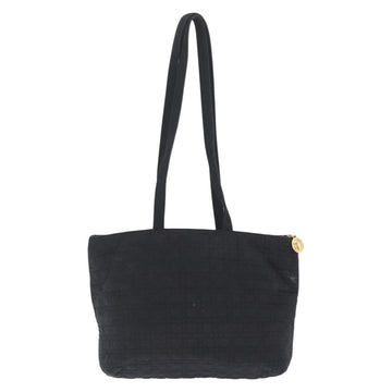 Christian Dior Shoulder Bag Nylon Black Gold Auth ka1164 - 0