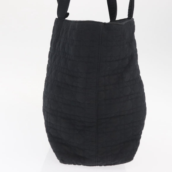 Christian Dior Shoulder Bag Nylon Black Gold Auth ka1164