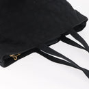 Christian Dior Shoulder Bag Nylon Black Gold Auth ka1164-7