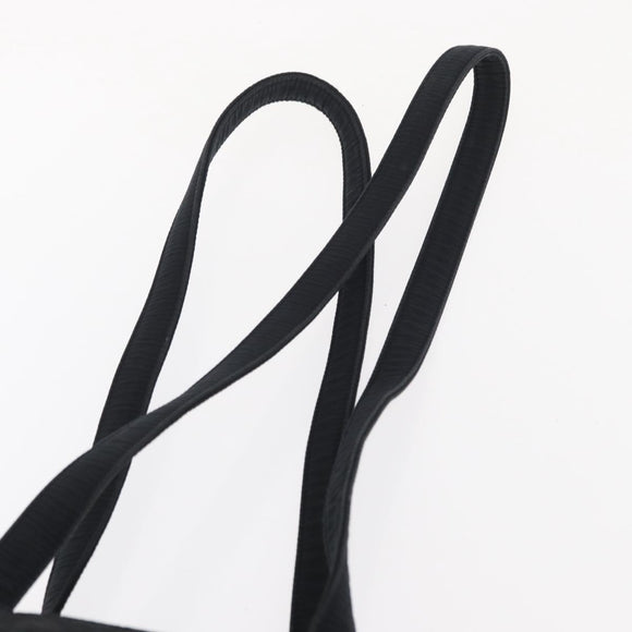 Christian Dior Shoulder Bag Nylon Black Gold Auth ka1164