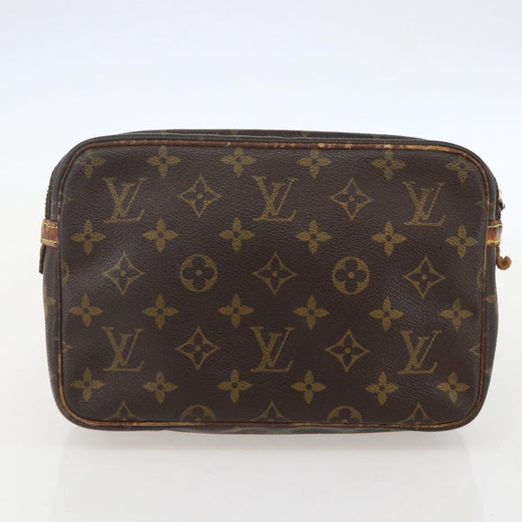 LOUIS VUITTON Monogram Clutch Bag 2 Set LV Auth ka1165