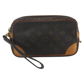 LOUIS VUITTON Monogram Clutch Bag 2 Set LV Auth ka1165 - 0