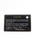 CHANEL Hand Bag Canvas Black Silver CC Auth ka1166-12