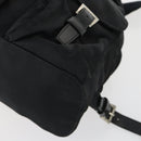 PRADA Backpack Nylon Black Silver Auth ka1167-12