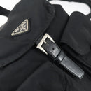 PRADA Backpack Nylon Black Silver Auth ka1167-16