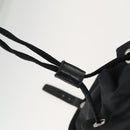 PRADA Backpack Nylon Black Silver Auth ka1167-17
