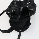 PRADA Backpack Nylon Black Silver Auth ka1167-18