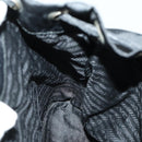 PRADA Backpack Nylon Black Silver Auth ka1167-20