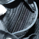PRADA Backpack Nylon Black Silver Auth ka1167-24
