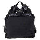PRADA Backpack Nylon Black Silver Auth ka1167-3