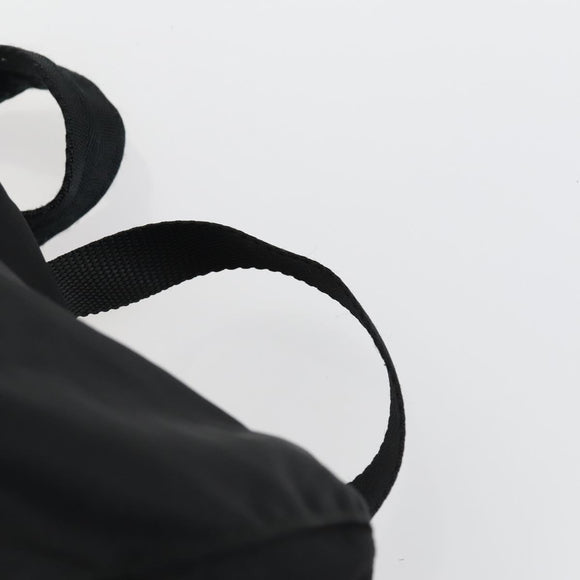 PRADA Backpack Nylon Black Silver Auth ka1167