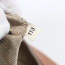 PRADA Hand Bag Leather Silver Beige Auth ka117-11