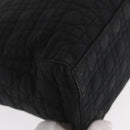 Christian Dior Lady Dior Canage Hand Bag Nylon Black Gold Auth ka1172-10