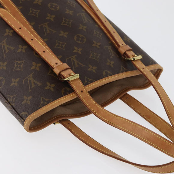 LOUIS VUITTON Monogram Bucket GM Shoulder Bag M42236 LV Auth ka1176