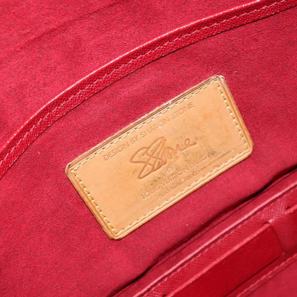 LOUIS VUITTON Monogram Sharon Stone Amphor Three Bag M47275 LV Auth ka1177