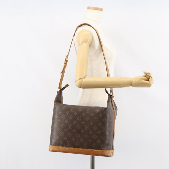 LOUIS VUITTON Monogram Sharon Stone Amphor Three Bag M47275 LV Auth ka1177