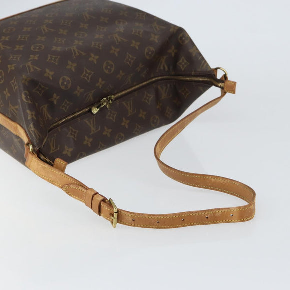 LOUIS VUITTON Monogram Sharon Stone Amphor Three Bag M47275 LV Auth ka1177