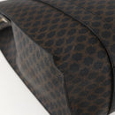 CELINE Macadam Canvas Tote Bag PVC Leather Black Gold Auth ka1178A-17