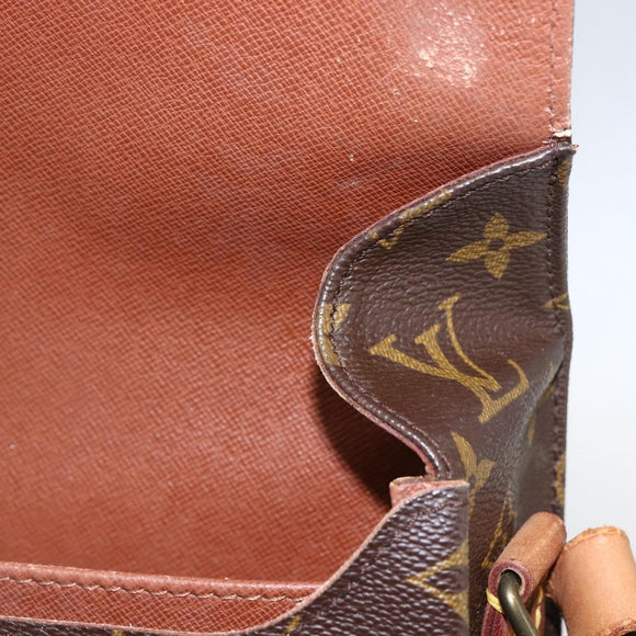 LOUIS VUITTON Monogram Cartouchiere GM Shoulder Bag M51252 LV Auth ka1179