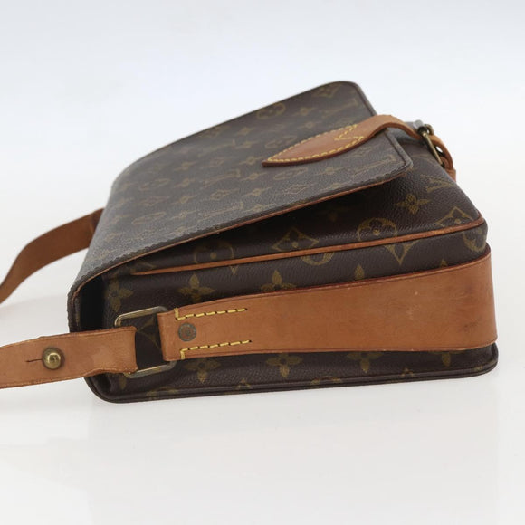LOUIS VUITTON Monogram Cartouchiere GM Shoulder Bag M51252 LV Auth ka1179