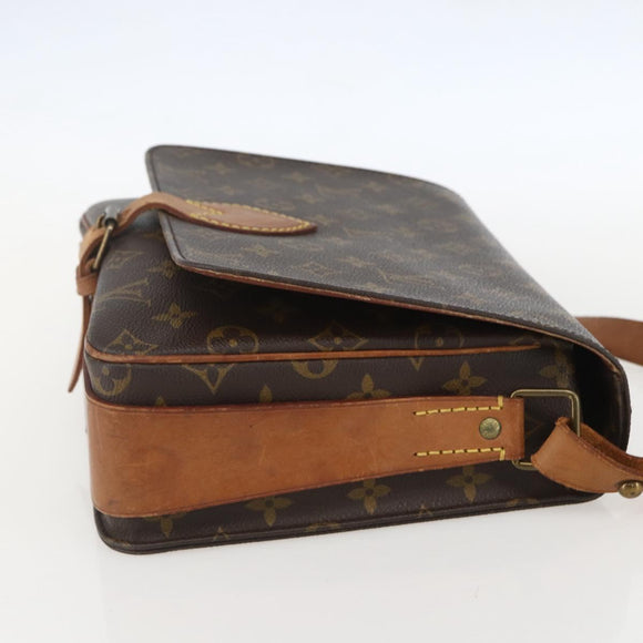 LOUIS VUITTON Monogram Cartouchiere GM Shoulder Bag M51252 LV Auth ka1179