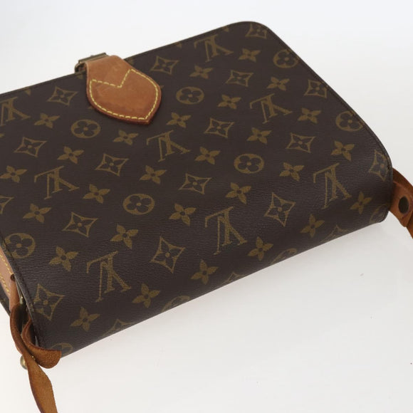LOUIS VUITTON Monogram Cartouchiere GM Shoulder Bag M51252 LV Auth ka1179