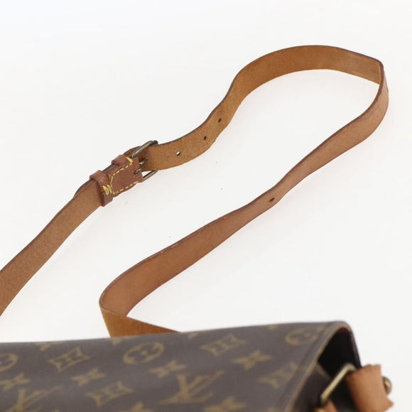 LOUIS VUITTON Monogram Cartouchiere GM Shoulder Bag M51252 LV Auth ka1179