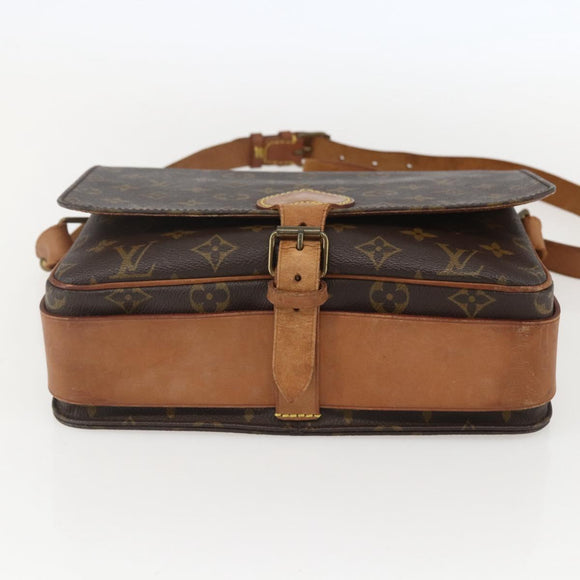 LOUIS VUITTON Monogram Cartouchiere GM Shoulder Bag M51252 LV Auth ka1179