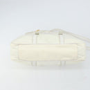 PRADA Hand Bag Nylon 2way White Gold Auth ka1185-11