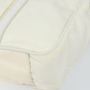 PRADA Hand Bag Nylon 2way White Gold Auth ka1185-12