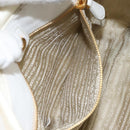 PRADA Hand Bag Nylon 2way White Gold Auth ka1185-22