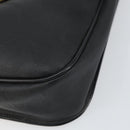 Christian Dior Trotter Canvas Shoulder Bag PVC Black Gold Auth ka1186-10