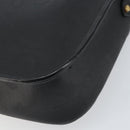 Christian Dior Trotter Canvas Shoulder Bag PVC Black Gold Auth ka1186-12