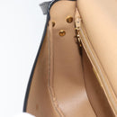 Christian Dior Trotter Canvas Shoulder Bag PVC Black Gold Auth ka1186-19