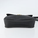 Christian Dior Trotter Canvas Shoulder Bag PVC Black Gold Auth ka1186-9