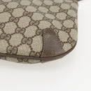 GUCCI GG Supreme Web Sherry Line Shoulder Bag PVC Beige 39 02 026 Auth ka1189-9