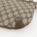 GUCCI GG Supreme Web Sherry Line Shoulder Bag PVC Beige 39 02 026 Auth ka1189-15