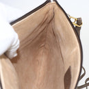 GUCCI GG Supreme Web Sherry Line Shoulder Bag PVC Beige 39 02 026 Auth ka1189-20