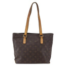 LOUIS VUITTON Monogram Cabas Piano Tote Bag M51148 LV Auth ka1194-13
