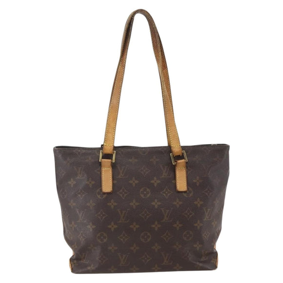 LOUIS VUITTON Monogram Cabas Piano Tote Bag M51148 LV Auth ka1194