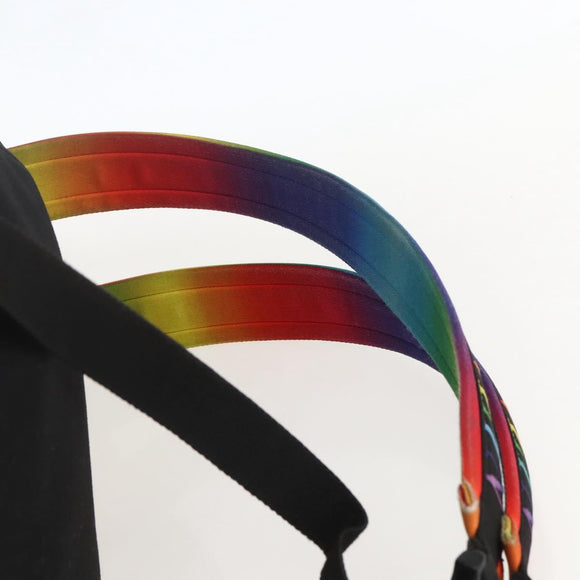 VALENTINO Backpack Nylon Black Auth ka1198