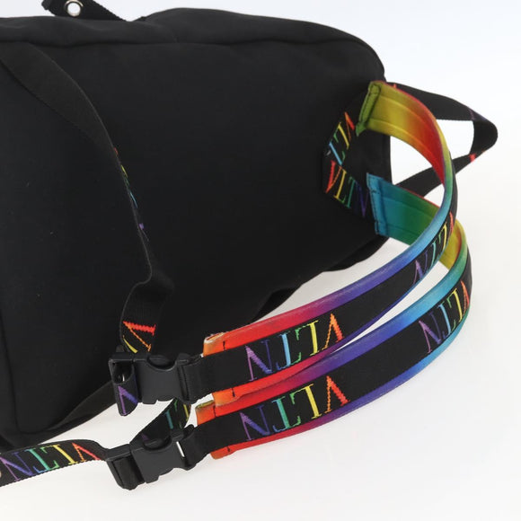 VALENTINO Backpack Nylon Black Auth ka1198